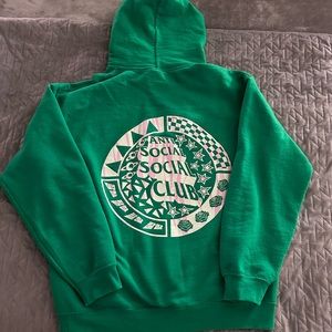 ASSC green hoodie sz M